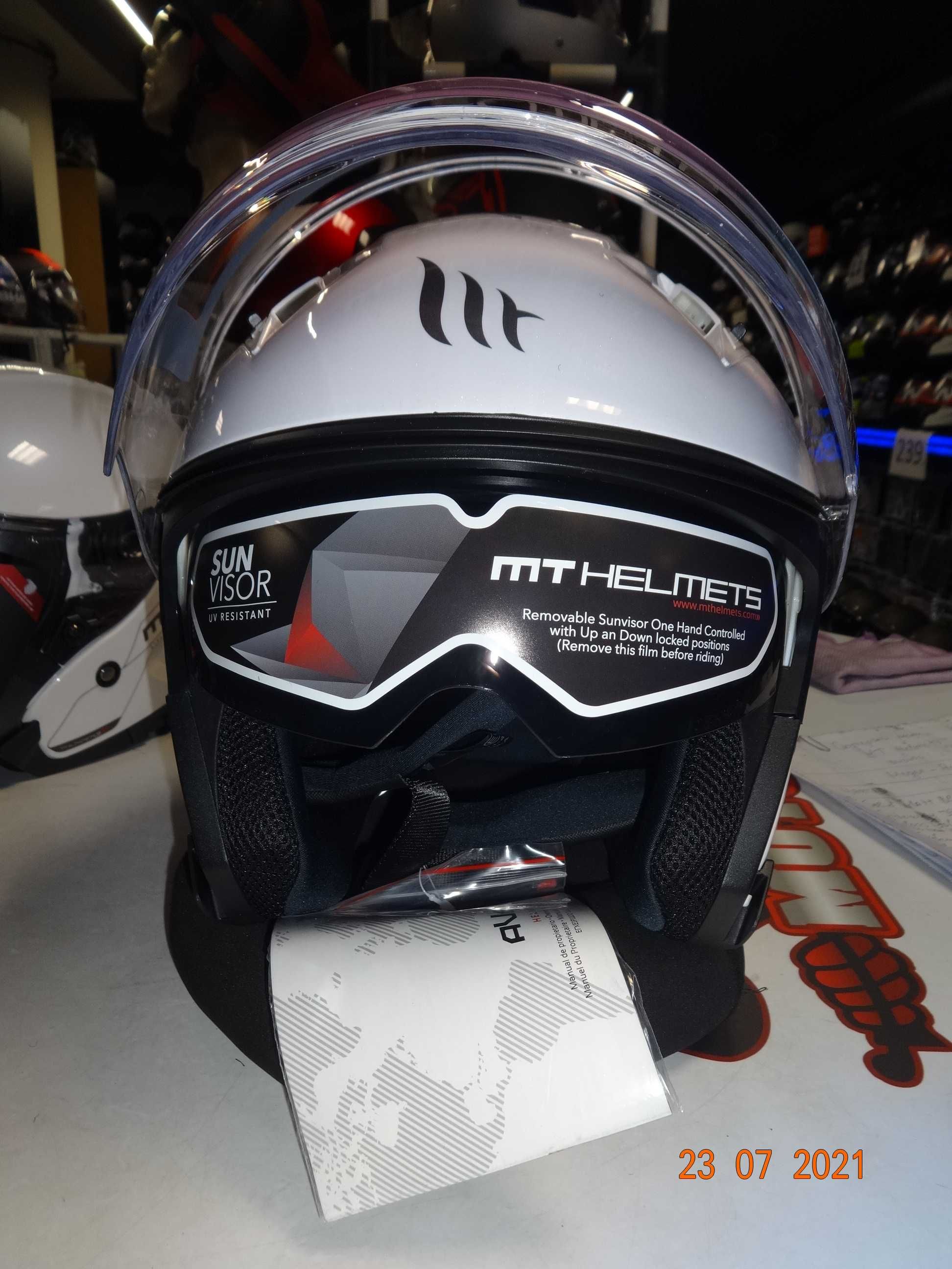 каска НОВО! Kаскa MT Helmets Avenue SV мото скутер мотор градска чопър