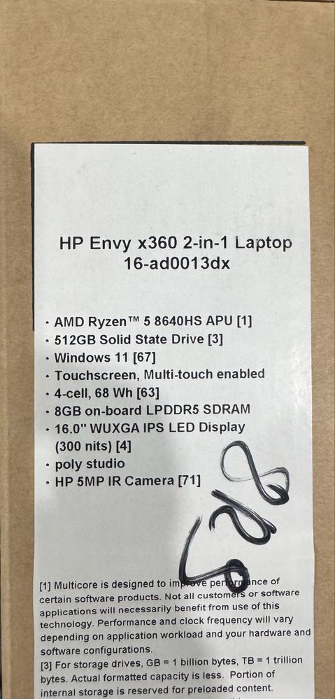 Ноутбук HP Envy x360 16-ad0013dx