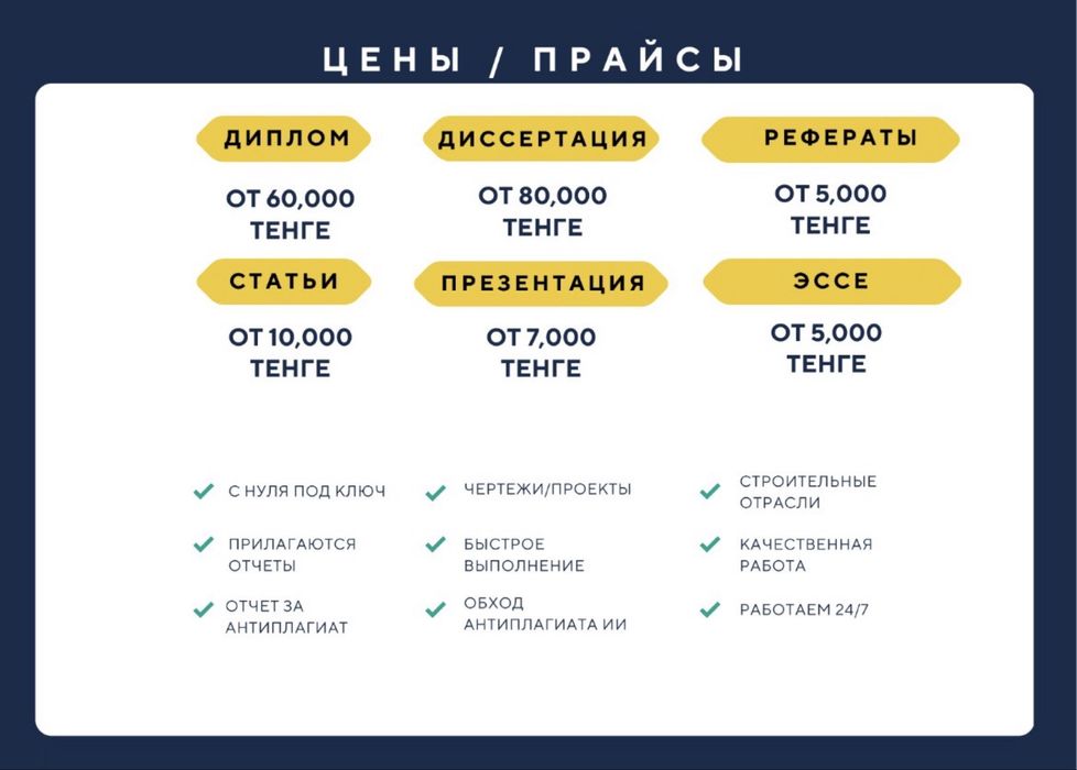 Помощь в написании диплома, дисертаций, курсовых, рефератов, статьей
