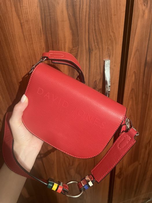 Сумка красная, DAVID JONES 1987