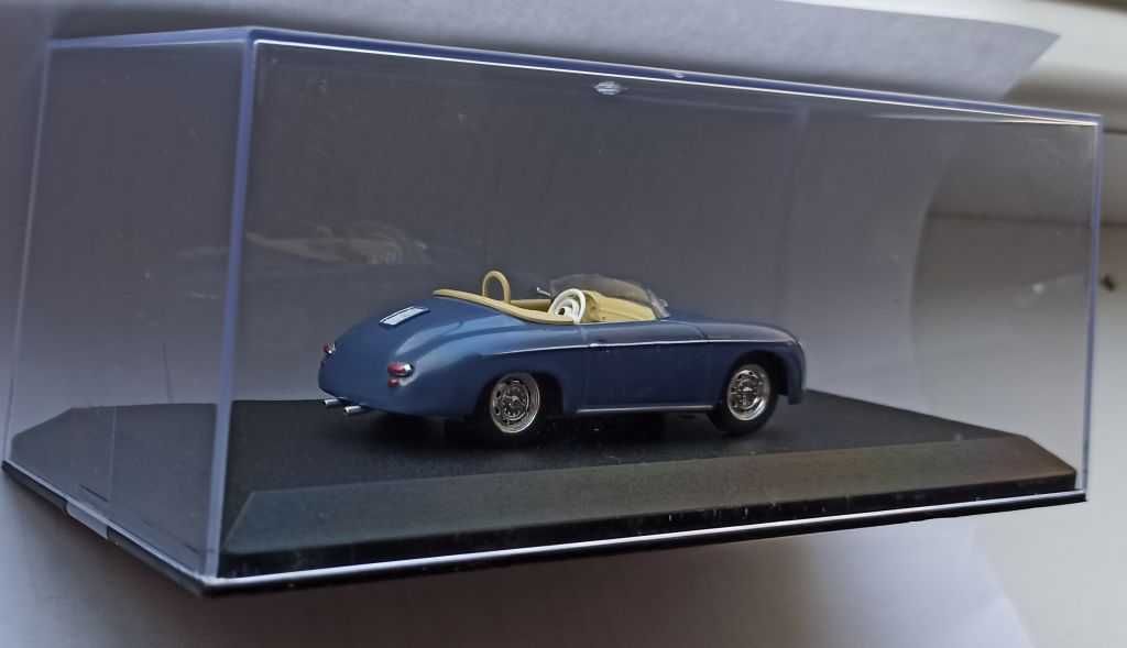 Macheta Porsche 356 Speedster Super 1958 albastru - Greenlight 1/43