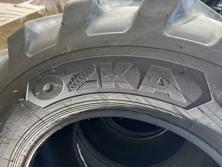Anvelope noi 17.5L-24 cu 14 pliuri industriale marca OZKA pt buldo