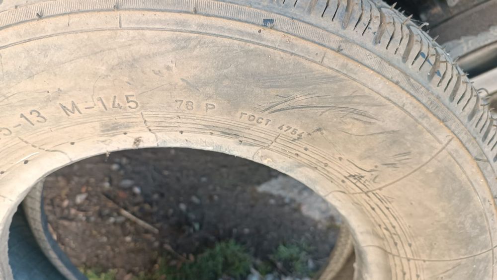 Новая шина на москвич