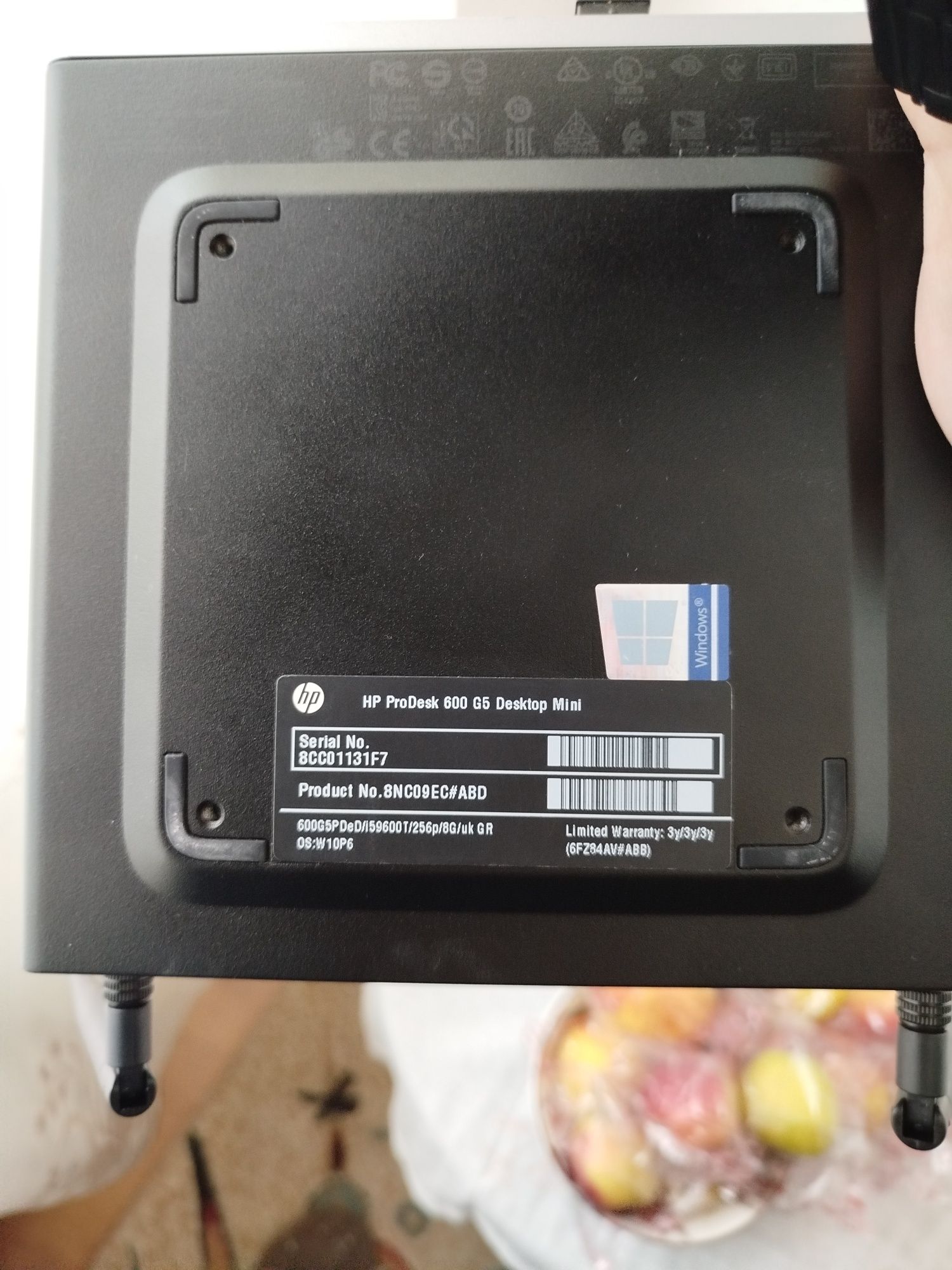 Calculator HP ProDesk 600 g5 desktop mini  i5 a9a generatie