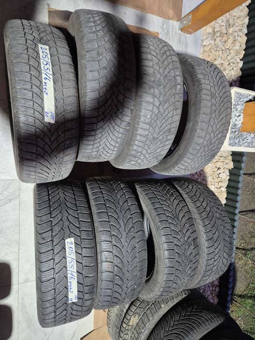 Vând cauciucuri 205/55/16 M+S 2 seturi diferite imp Germania