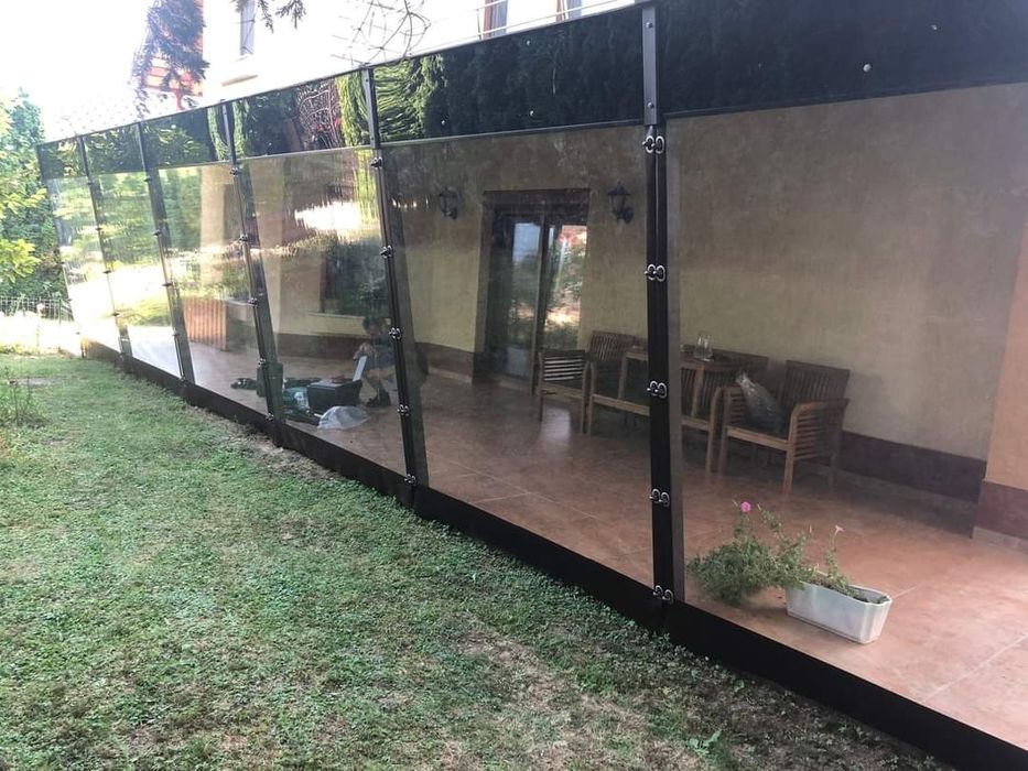 Folie Cristal clear transparenta premium terase, terasa, foișor