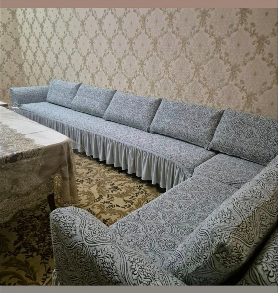 Чехлы на уголок жаккард.Турция.