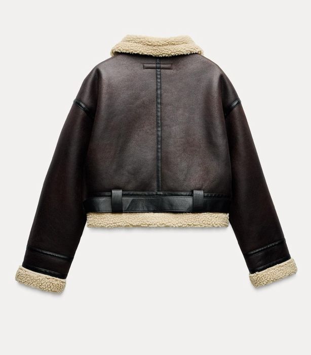 Есенно кафяво яке Zara