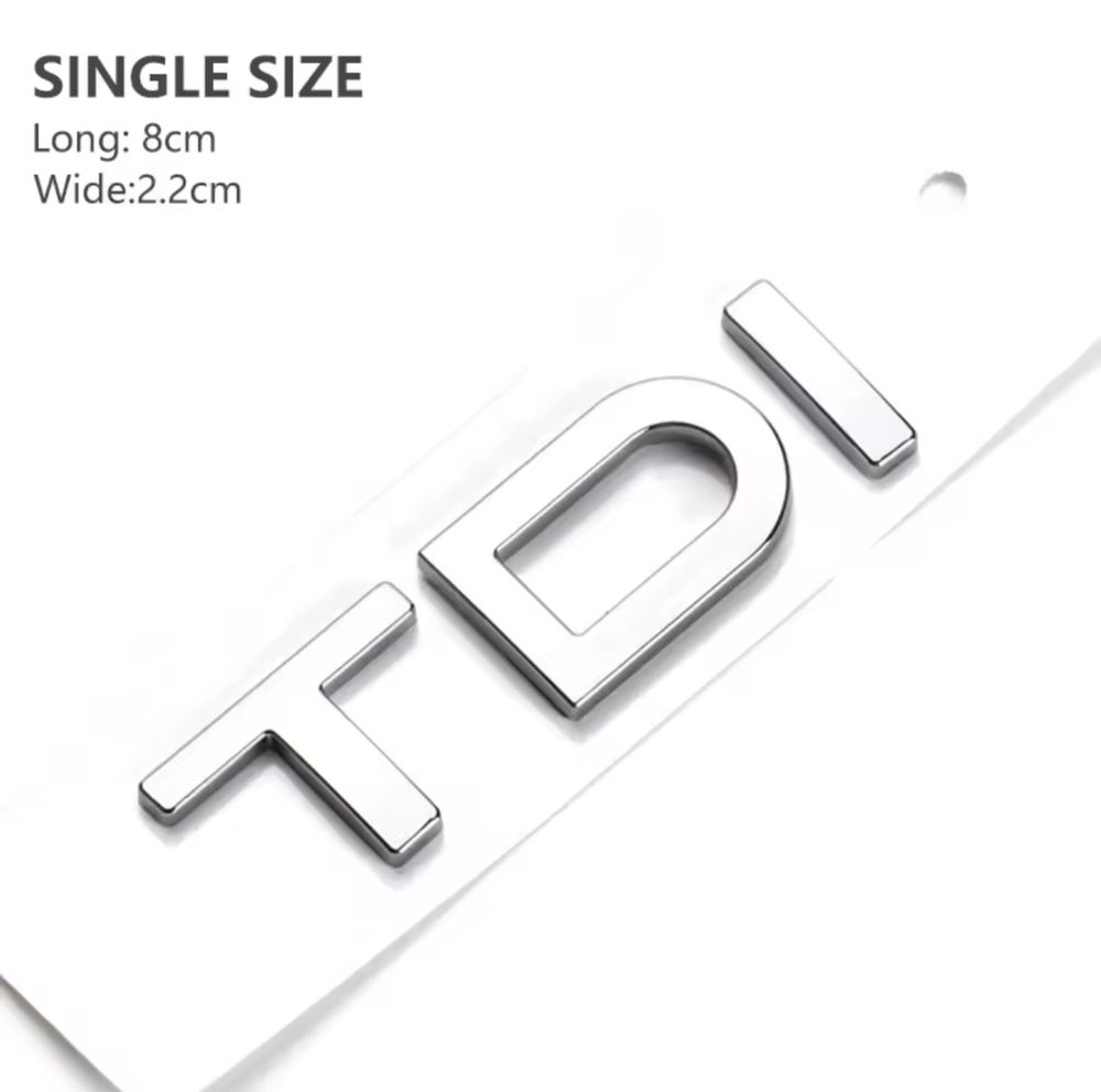 Embleme TDI Accesorii auto AUDI Stema Sigla Sticker Logo Emblema