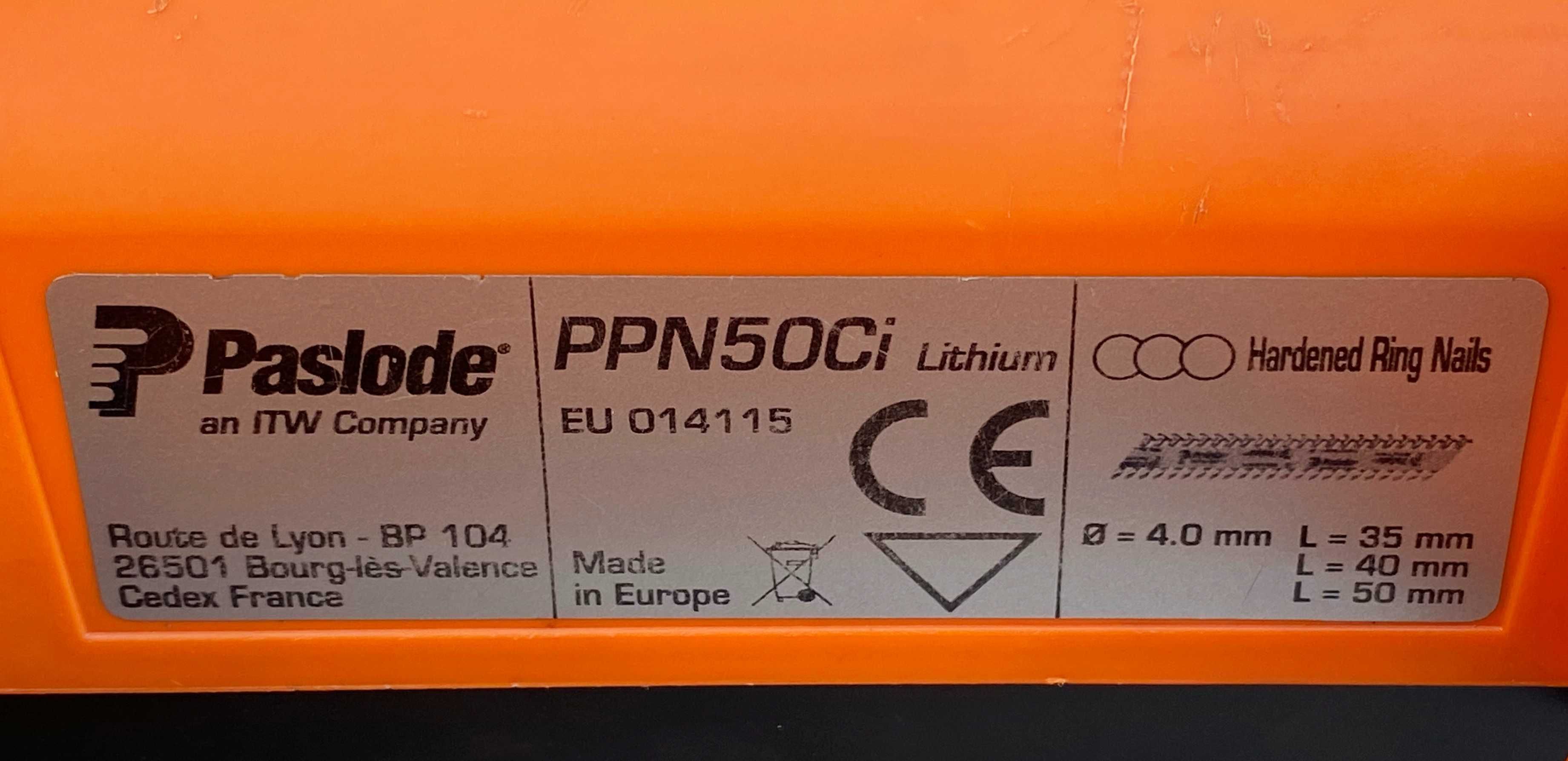 PASLODE PPN50Ci- Акумулаторен такер за дърво 35-50мм