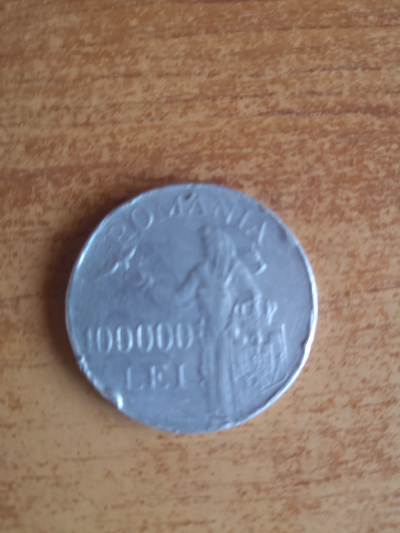 Moneda colecție  100000 lei  de argint Din 1946 cu regele Mihai