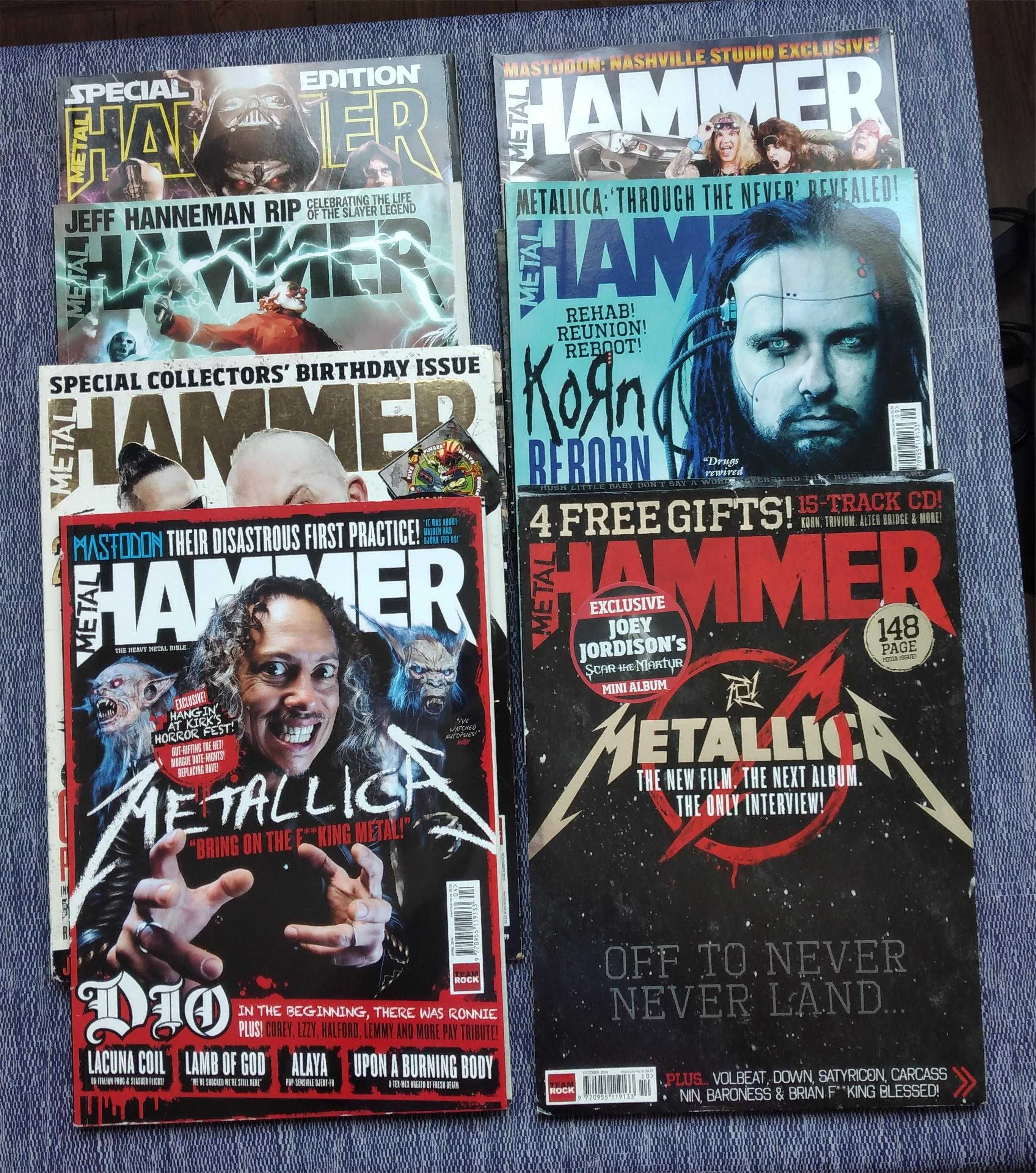 Метал Рок Списания на Английски Език Metal Hammer Magazines Metallica