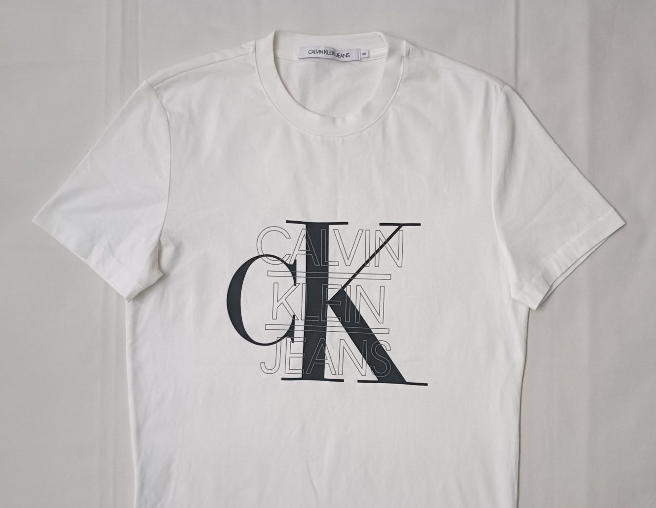 Calvin Klein Jeans T-Shirt оригинална тениска XS памучна фланелка