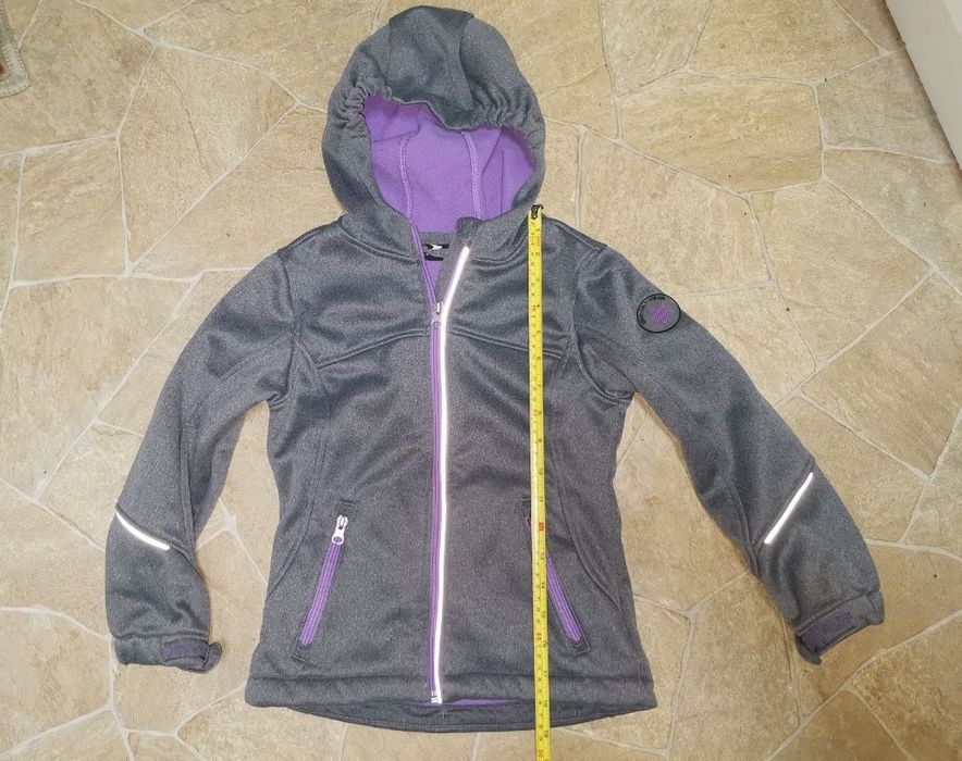 Geaca, jachetă softshell, 122/128, pentru fete, 7-8 ani