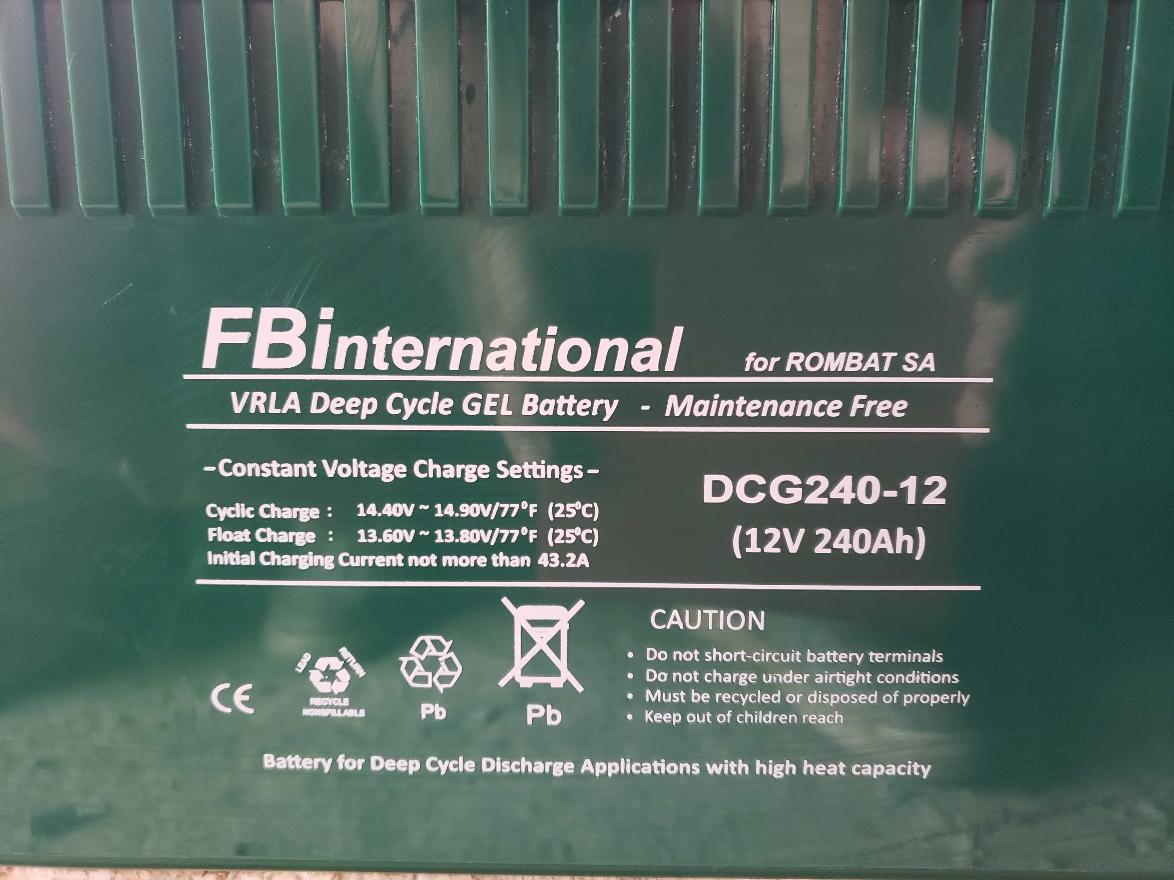 Invertor MPP Solar 11KW/48V și 4 acumulatori Rombat gel VRLA 240Ah/12V