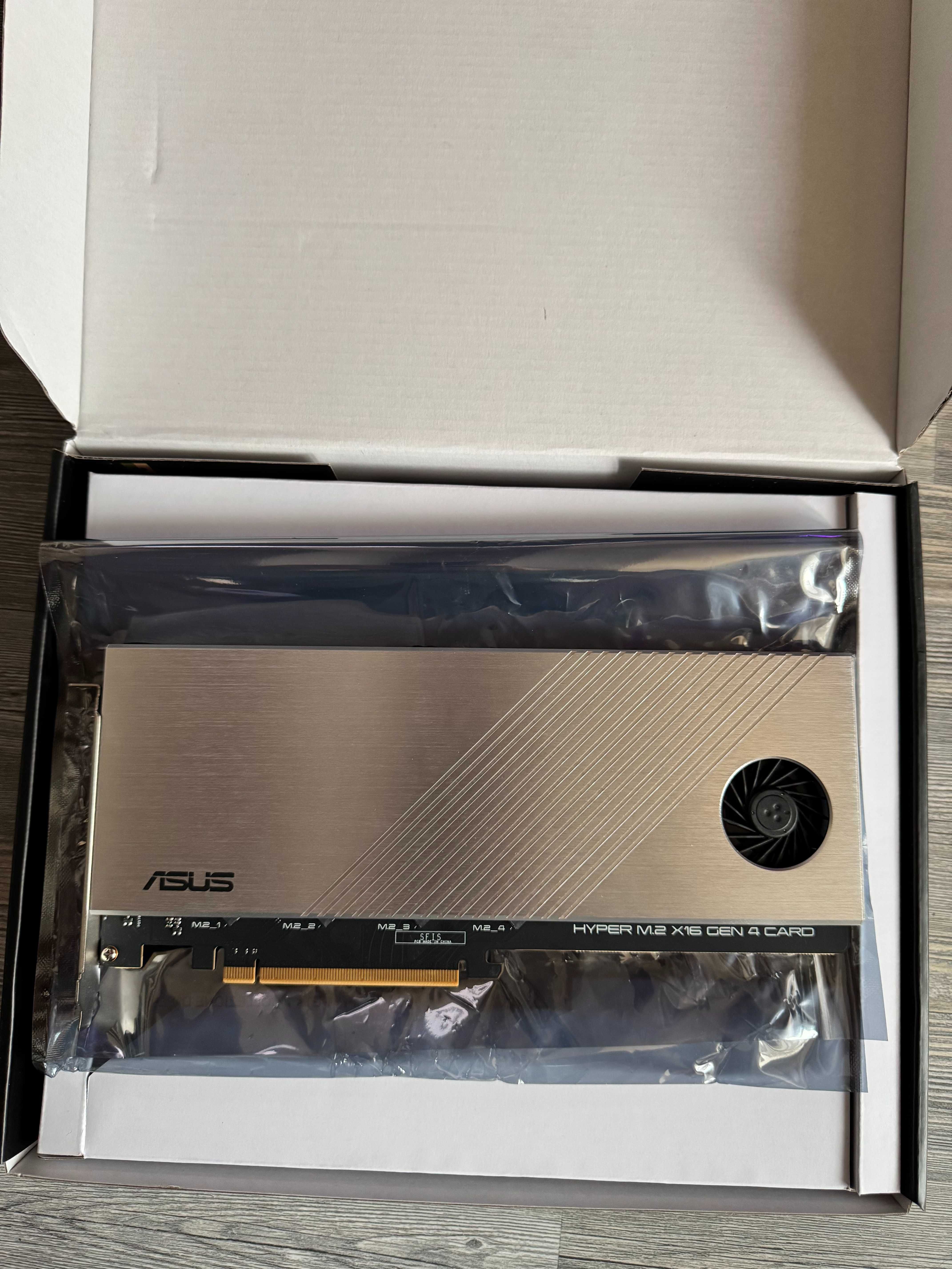 Asus Hyper M.2 x16 GEN 4 карта за NVME SSD