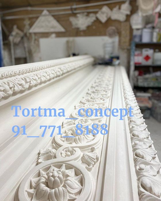 Gips lepka ramka dekor 3d karniz kalonna