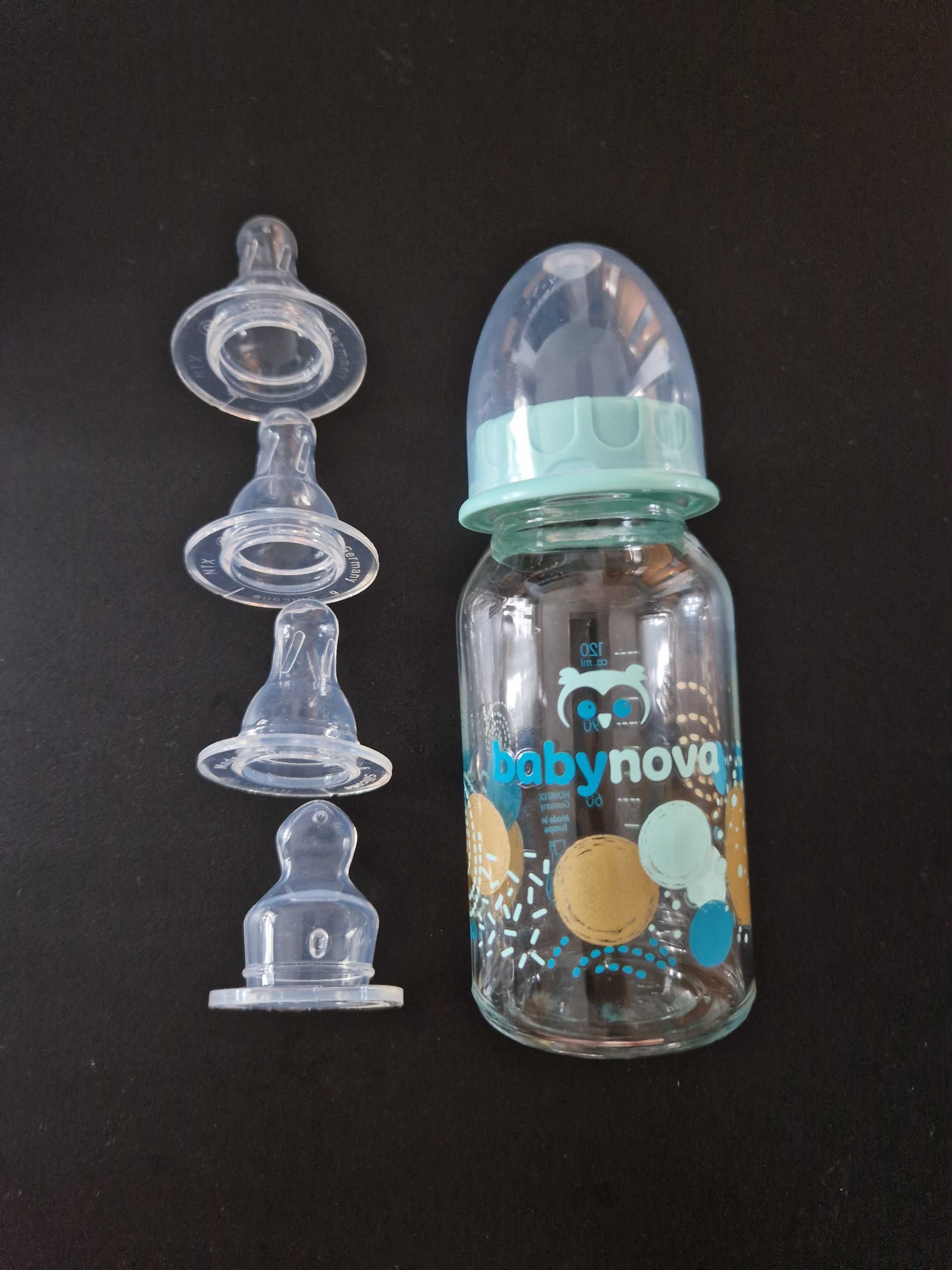 Biberon Baby Nova, 120 ml, sticla, nefolosit