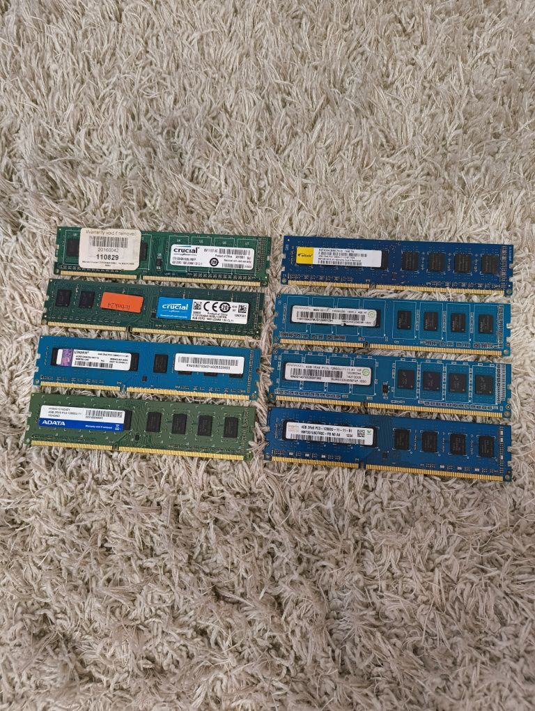 Рам памет/ 4GB/ 1600MHz/ DDR3/ Crucial, Adata, Kingston, Elixir