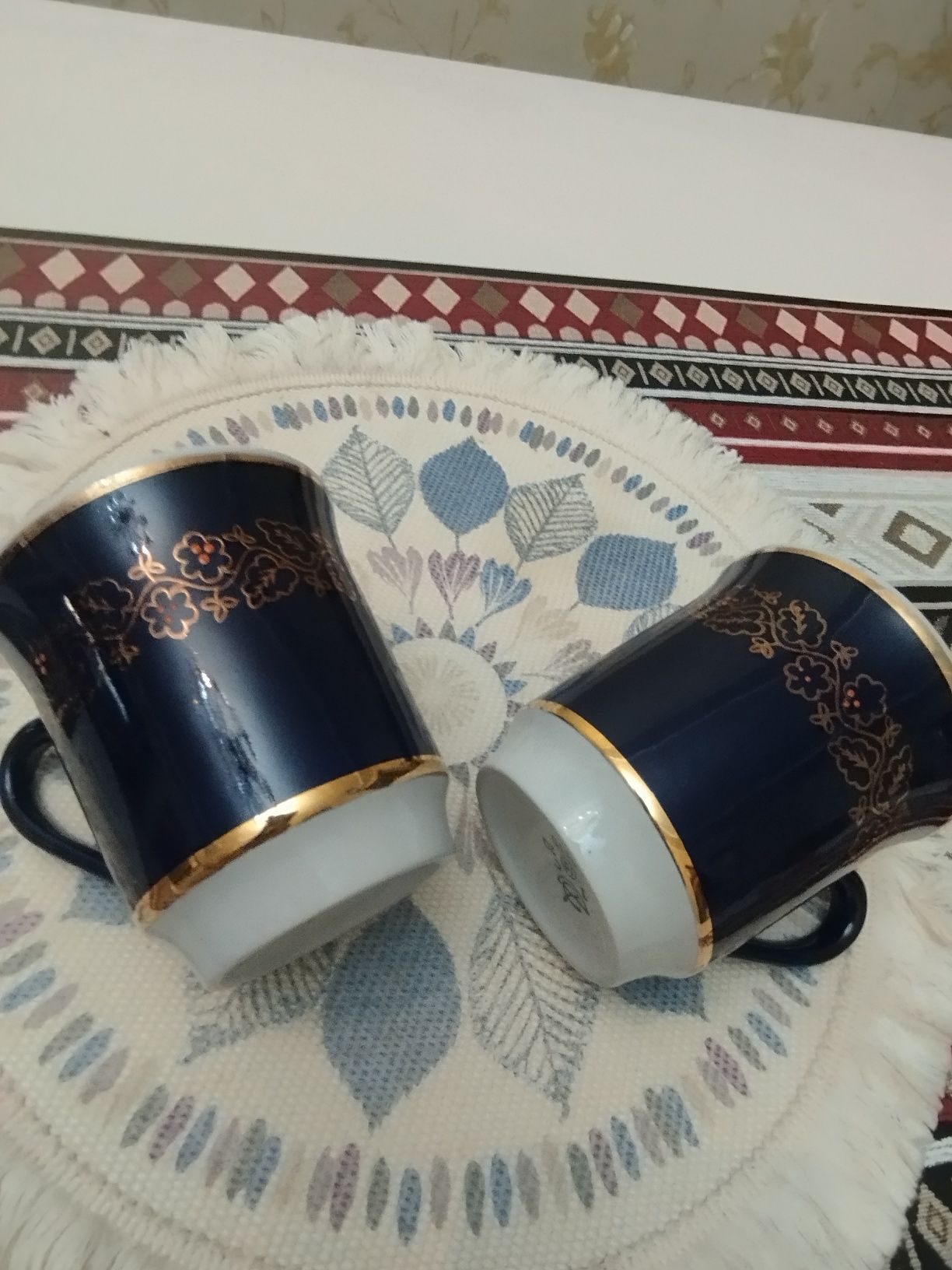 Продается кобальтовый кофейный сервиз