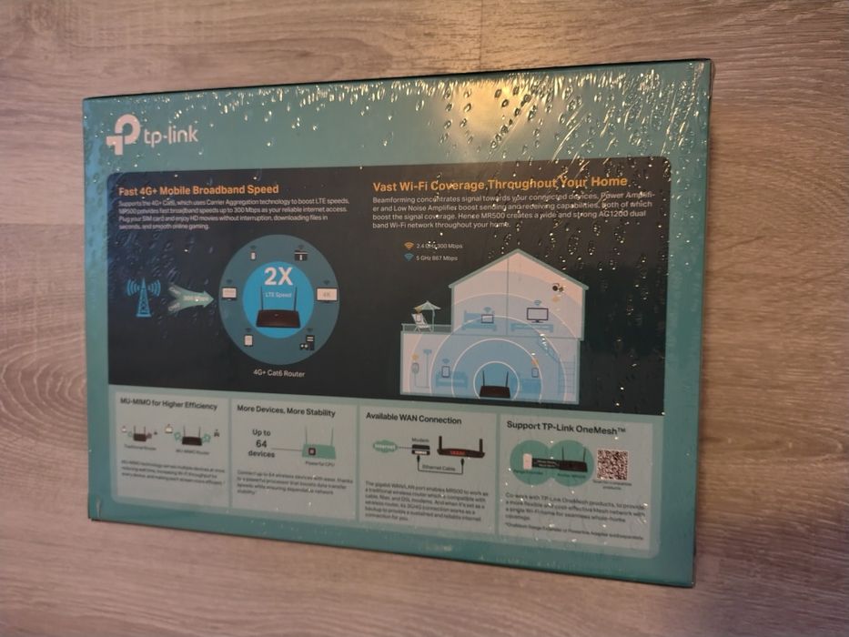 Sigilate Routere Tp link 4G+ MR500 libere de rețea