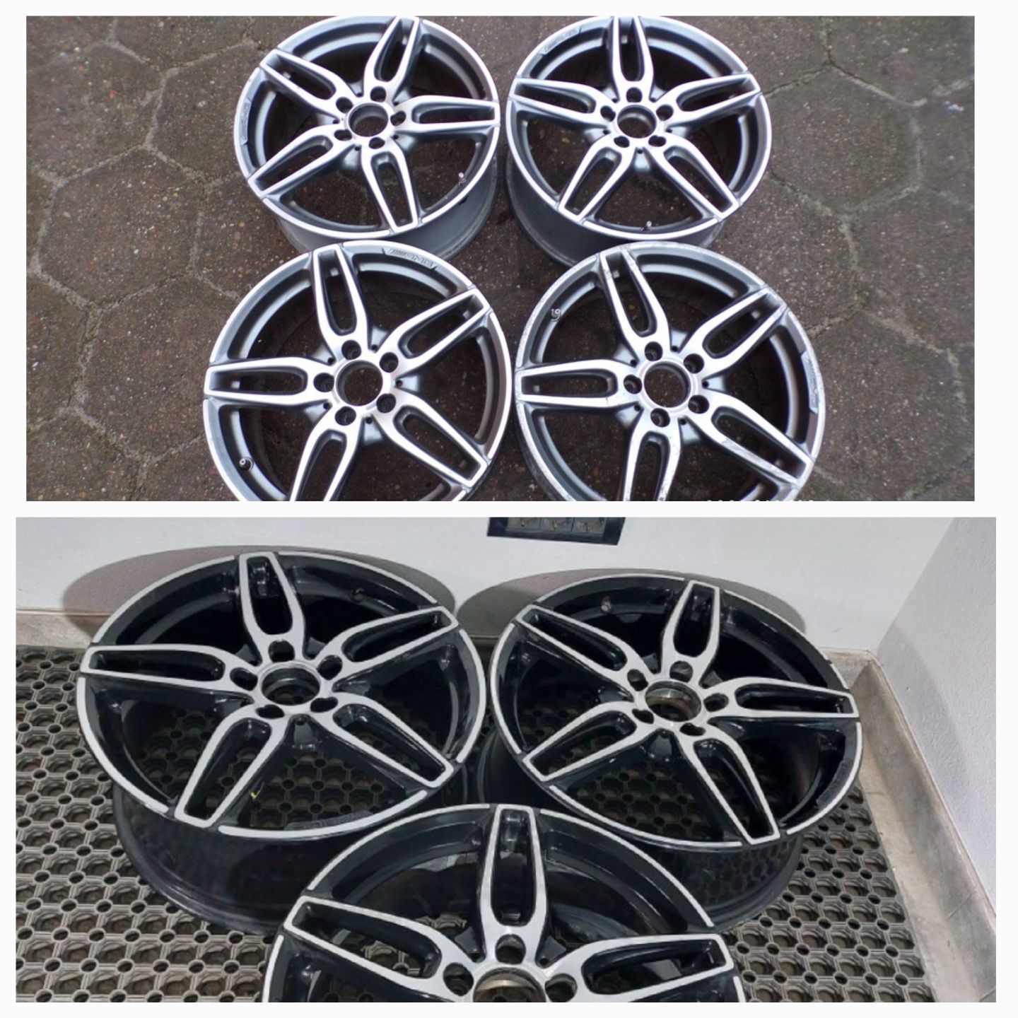o janta set jante 18 mercedes a w176 b w246 cla w117 amg 7,5j et52