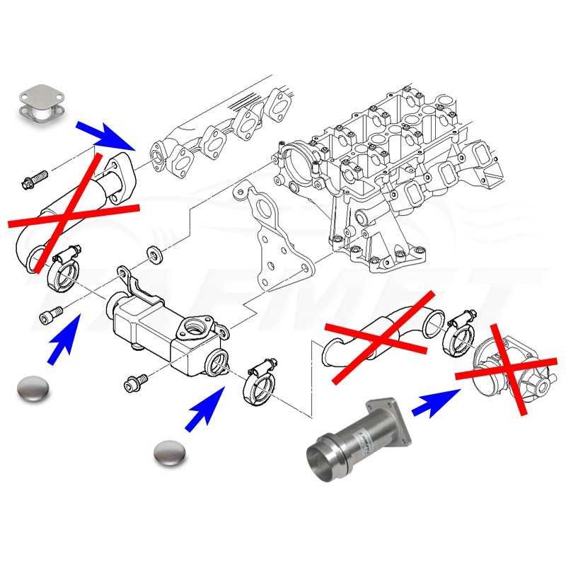 ЕГР EGR Delete Racepipe Race pipe заместител BMW  M47N2 M57N2