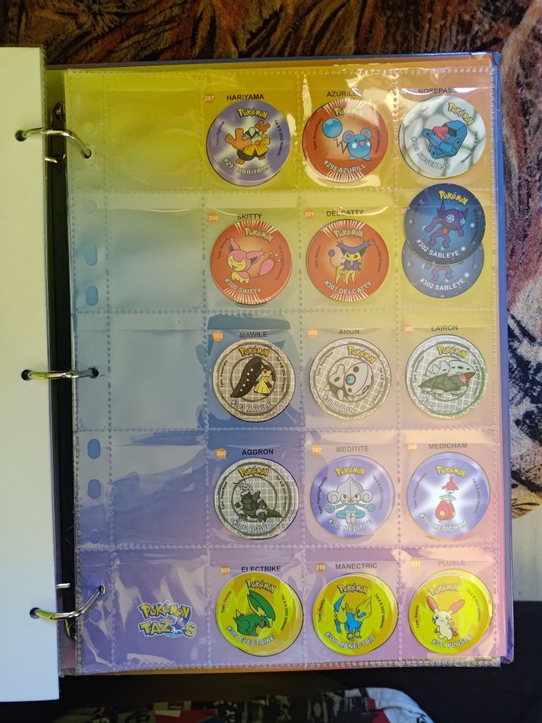 Pokemon Tazos Album