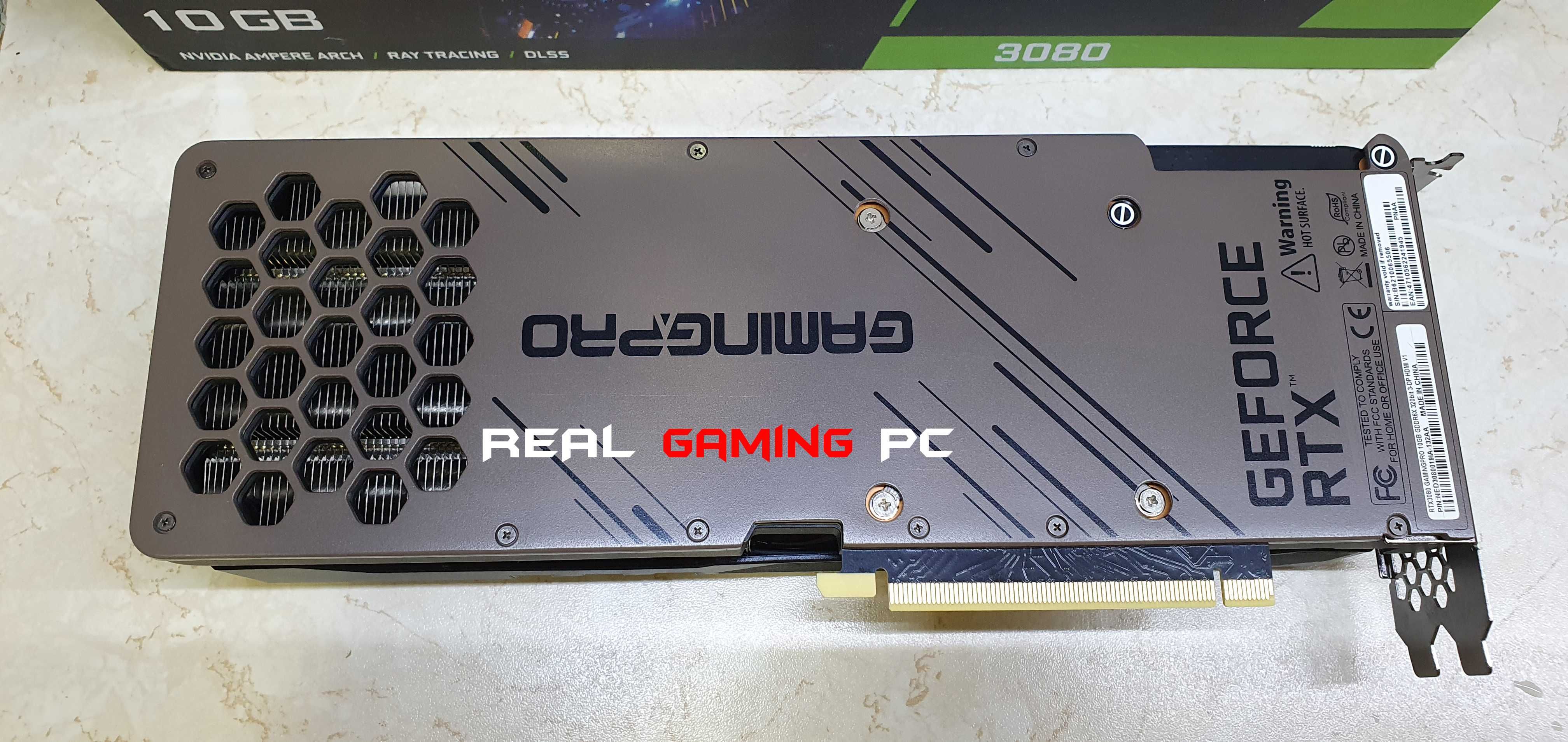 6 месяцев гарантия! PALIT GAMINGPRO RTX3080 10GB 320BIT refurbished