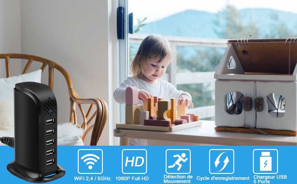 WiFi Скрита камера в USB порт TUYA ZGSZ