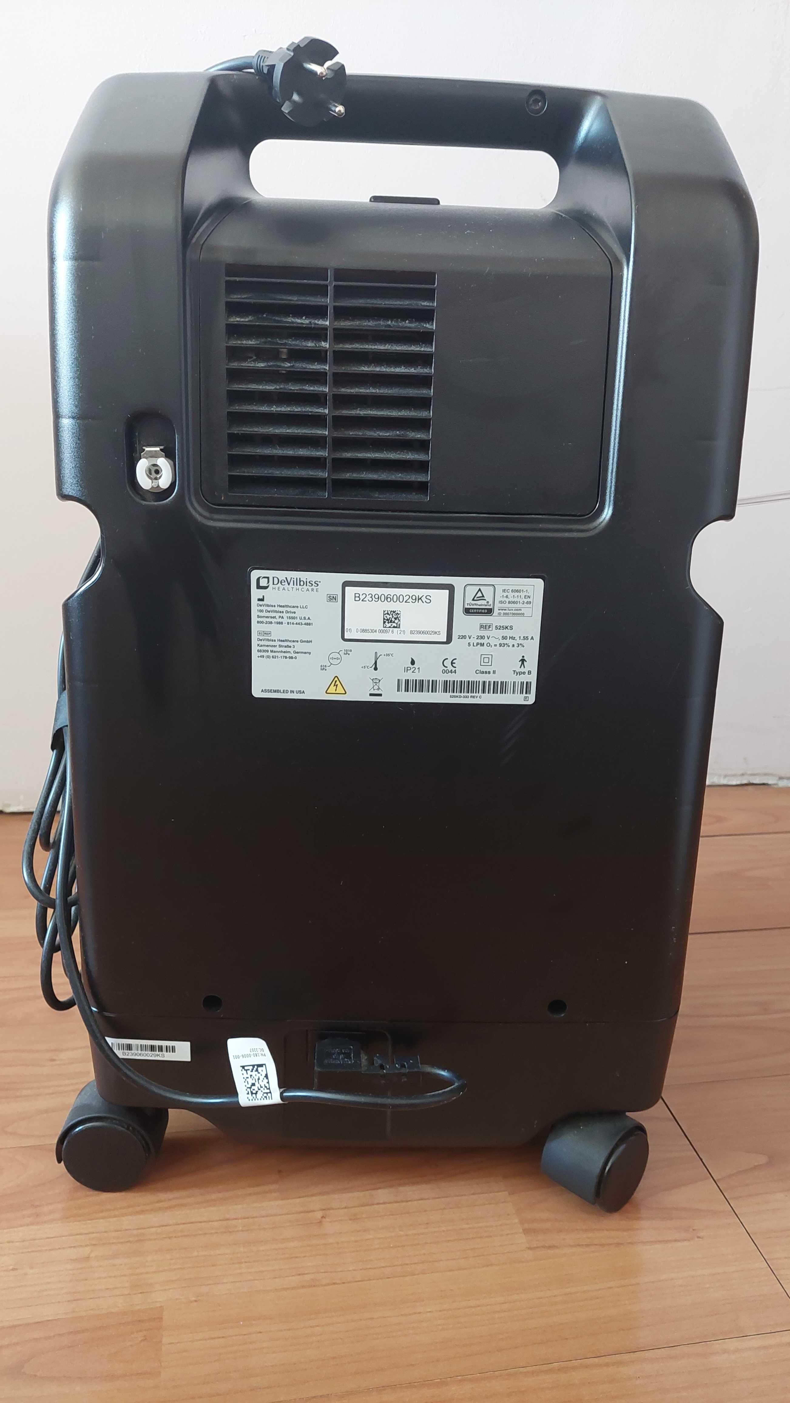 Кислороден концентратор DeVilbiss Compact 525 като нов ГАРАНЦИЯ