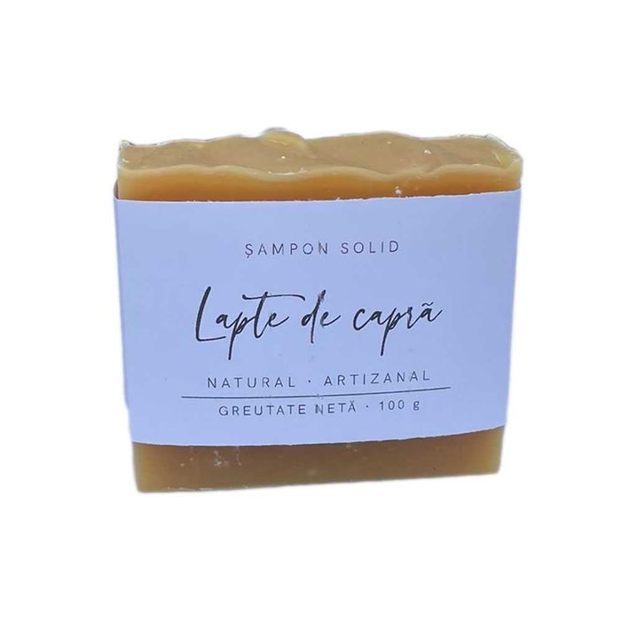 Șampon solid artizanal 100% natural - Nr. 2 (Lapte de capră)