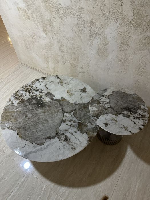 Комплект холни маси мрамор