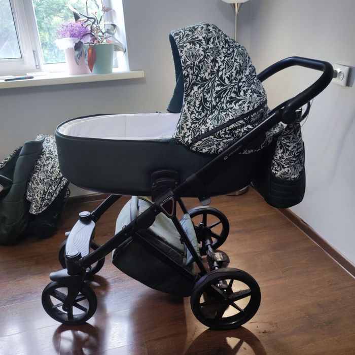 Коляска Adamex Porto Flowers 2 в 1