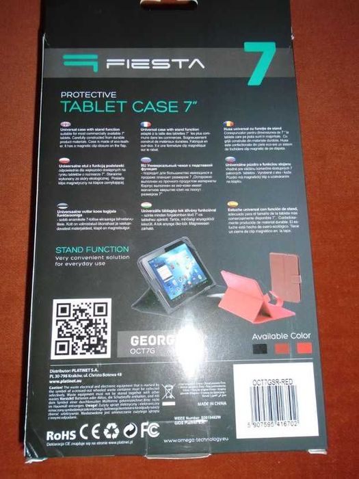 Husa rosie, noua pentru tablete