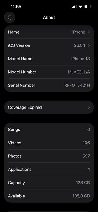 Iphone 13 100% yomkst