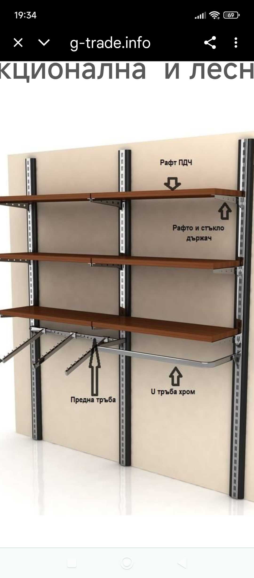 Оборудване за магазин
