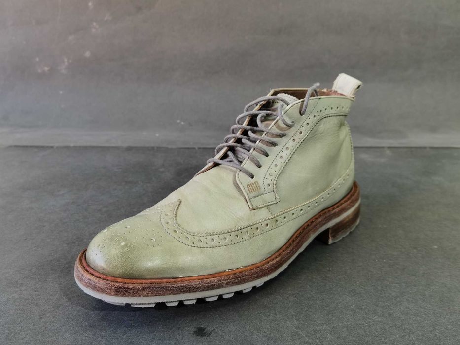 Bocanci barbati ghete piele  44 45  Gordon & Bros UK 700 ron ca Noi