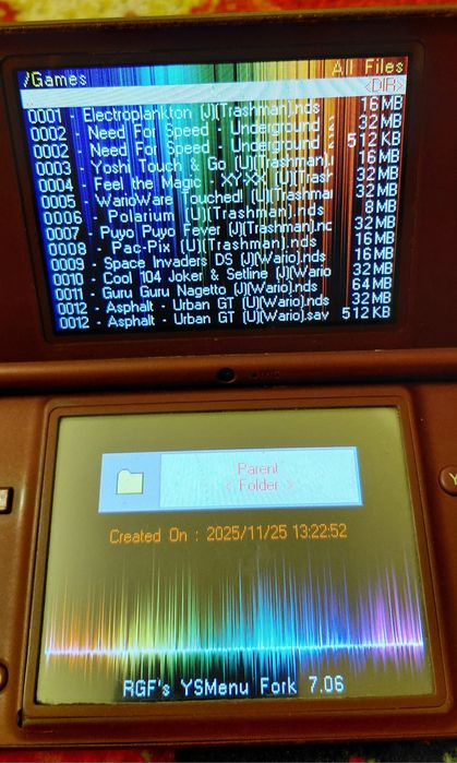 Consola Nintendo DSi XL modata