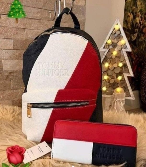 Set rucsac si portofel,logo imprimat,saculet, etichetă