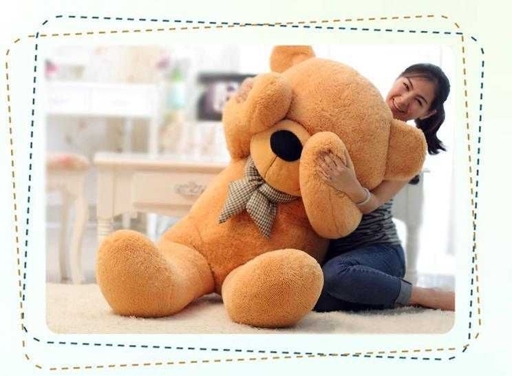 Гигантский плюшевый друг: Медведь Нестор 200 см! мягкий мишка