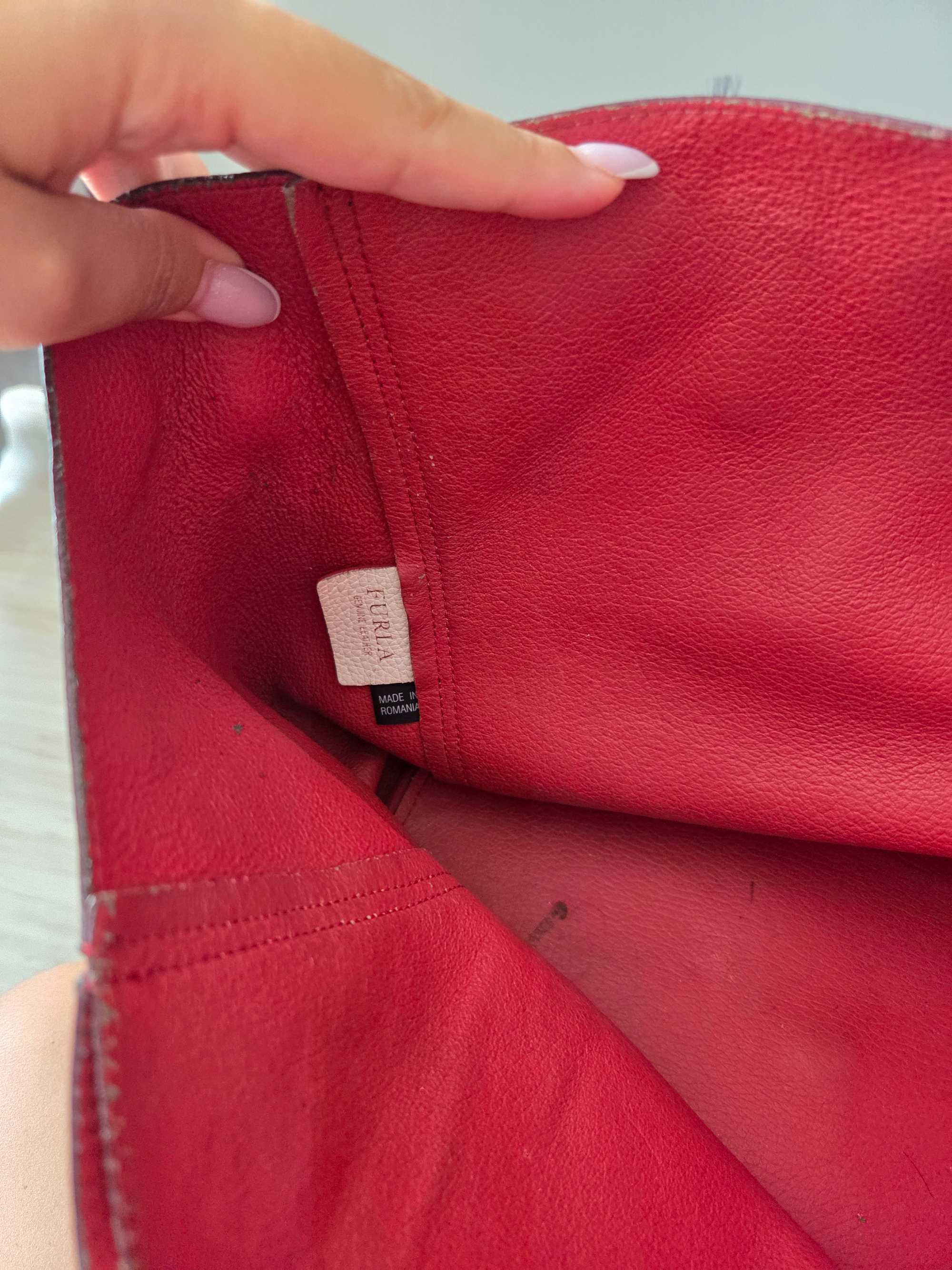 Кожена чанта Furla