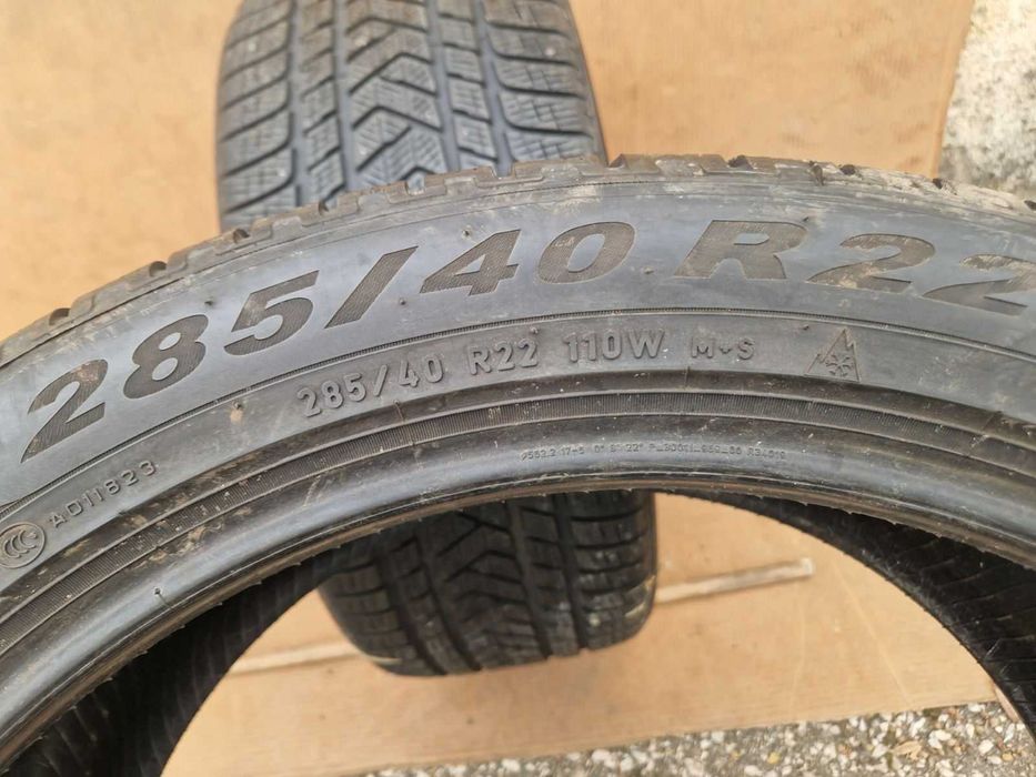4 броя Pirelli R22
285/40-325/35 Зимни гуми спорт пакет 
DOT2919