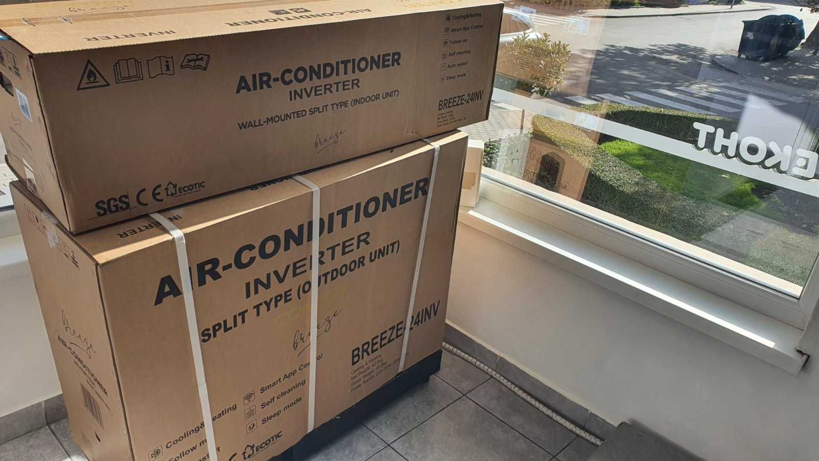 МЕГА Промо !!! Инверторен климатик CONTER Breeze Midea 24000 BTU A++