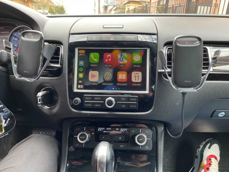 Modul CarPlay Android Auto Wireless pentru VW Touareg 7P (2010-2018)