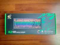 Tastatura gaming mecanica, Ziyou Lang K2, 87 taste, RGB