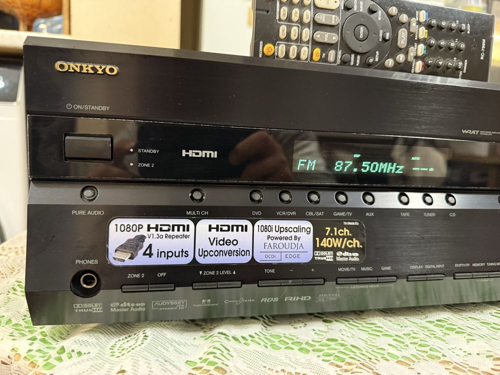 Onkyo TX-SR606 като нов Ресивър