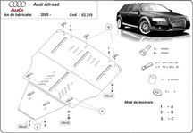 Scut motor metalic Audi A6 Allroad C6 2005-2011