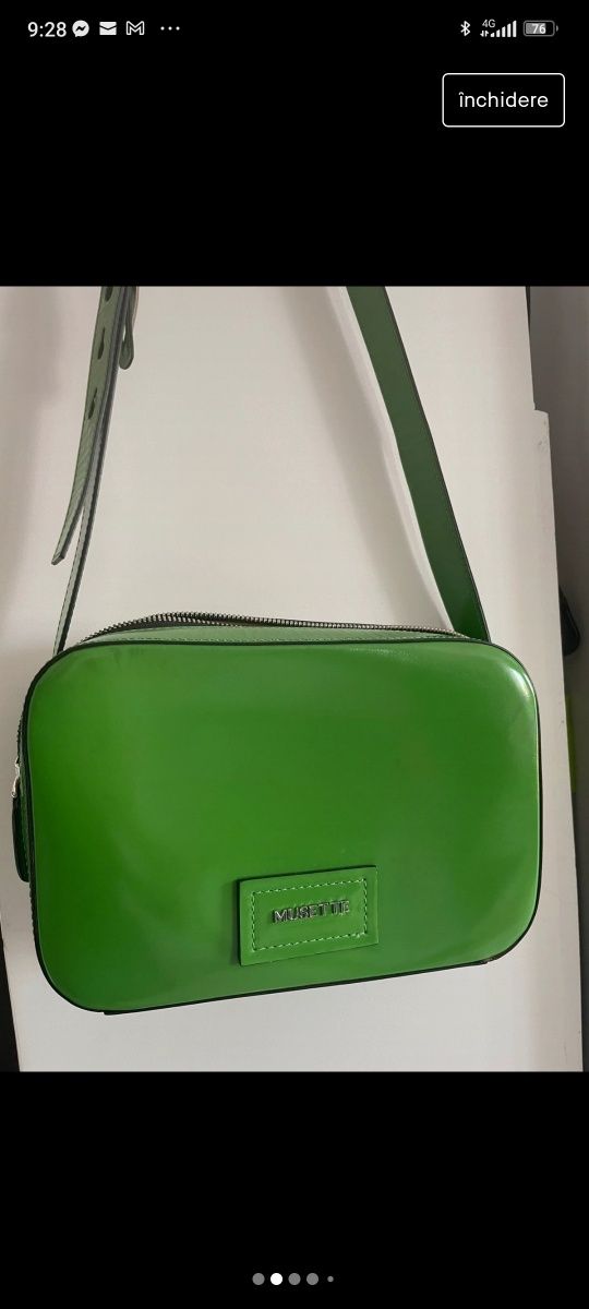 Geanta Musette verde