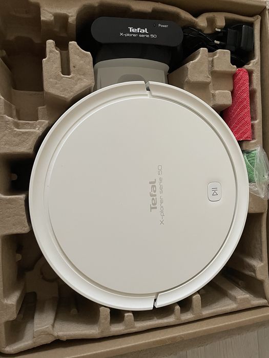 робот пылесос tefal x plorer serie 50 rg7387wh
